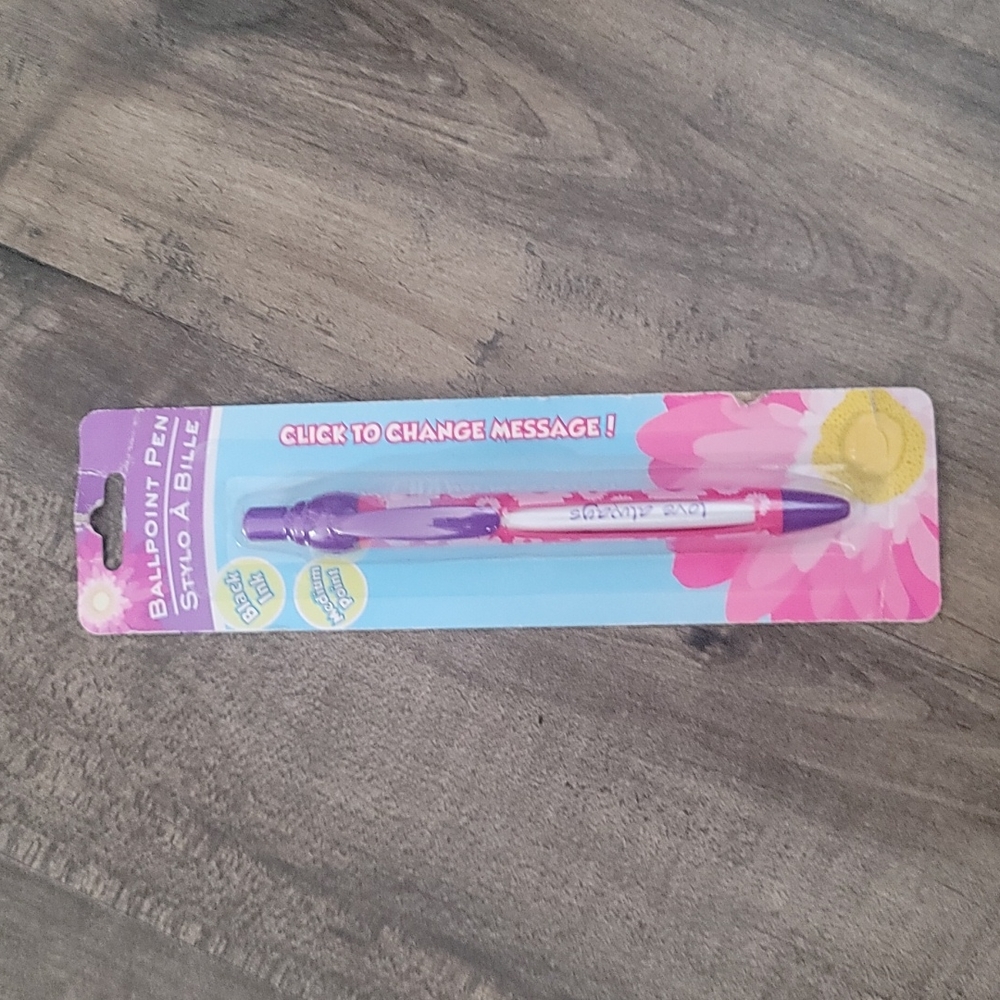 Inspirational messages ballpoint pen